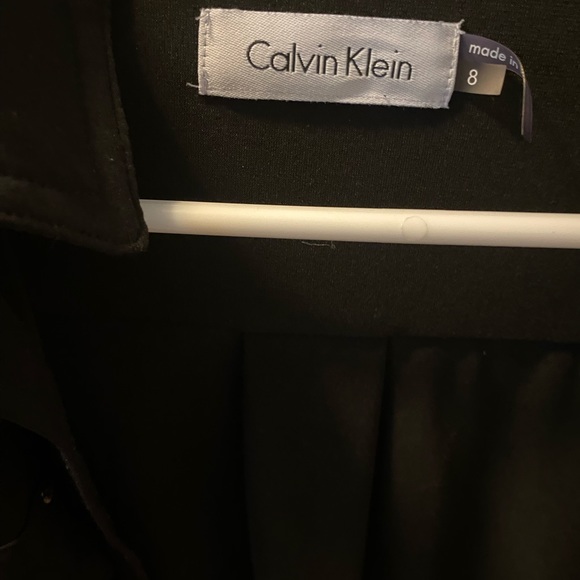 Calvin Klein black lightweight long jacket - Picture 3 of 3